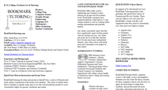 Desktop Screenshot of bookmarktutoring.com